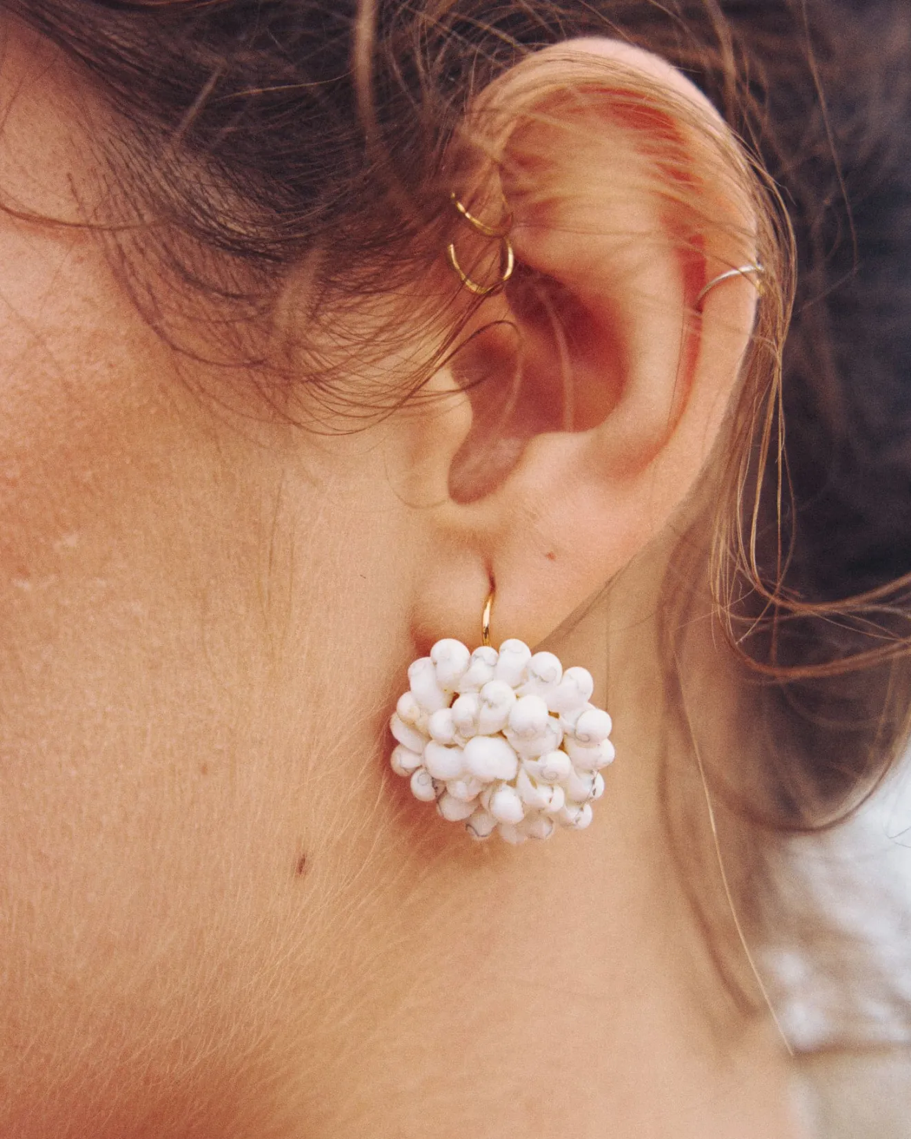 Miphai Bijoux | MariÉe-Boucles d'oreilles fleur de calla blanche