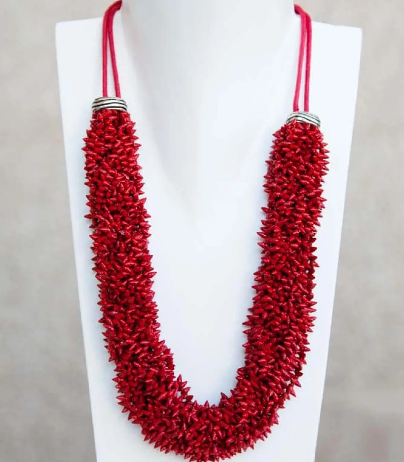 Miphai Bijoux-Collier court en vermello rouge