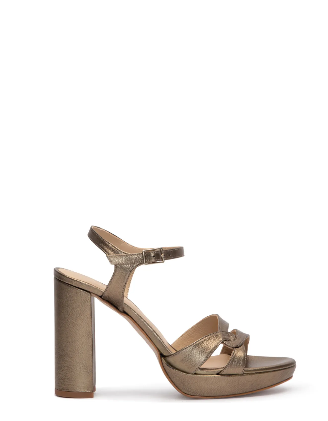 Miphai Chaussures-Sandales en cuir Lauren Bronze