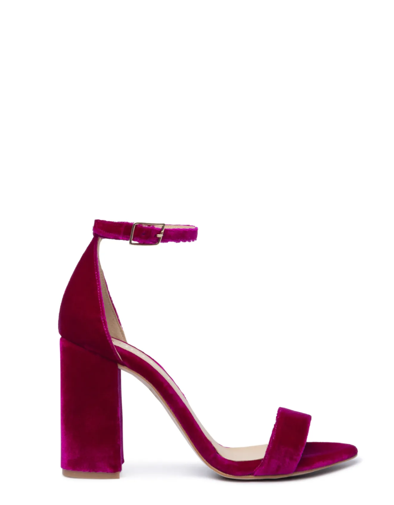 Miphai Chaussures-Sandales en velours Garbo fuchsia